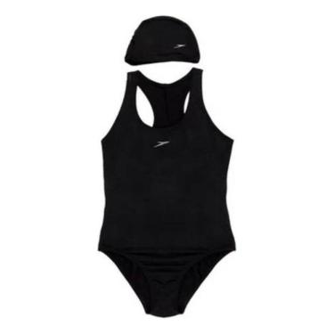 Imagem de Kit De Natação Speedo Infantil Maiô E Touca 029291