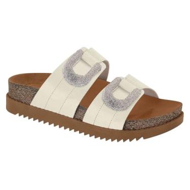 Imagem de Sandália Papete Slide Moleca Feminino 5500.107 (Branco Off, BR, Adulto, Numérico, 36)