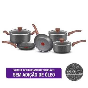 Imagem de Jogo de Panelas Rochedo Natural Stone 5 Peças