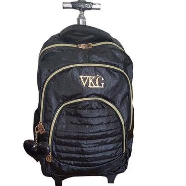 Imagem de Mochila Escolar Juvenil Rodinha Carrinho MC3988