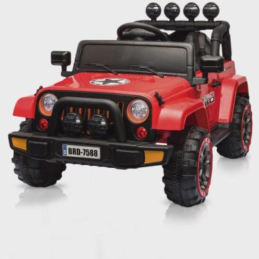 Imagem de Carrinho Infantil Elétrico Jipe Controle Remoto Mini Carro 12V Bang Toys