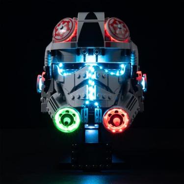 Imagem de Kyglaring LED Lighting Kit for Leg0 at-at Driver Helmet Model Set, Compatible with Leg0 75429,leg0 Sets Not Included