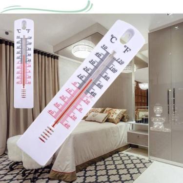 Imagem de Kit 6 Termômetro Plastico Ambiente Interno Externo Casa Sauna  Atacado