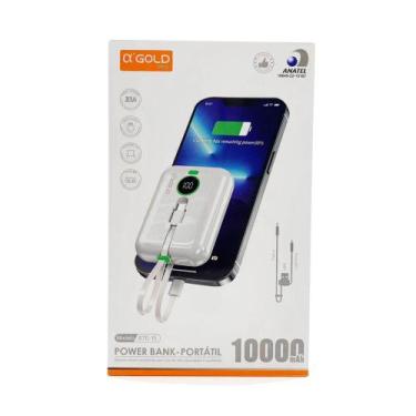 Imagem de Power Bank Marca GOLD 3IN1 Wireless 10000MAH Modelo BTE15
