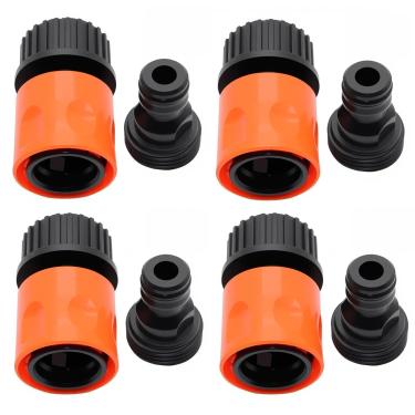 Imagem de 4 conjuntos de acoplamentos rápidos macho e fêmea compatíveis com Stihl TS400 TS410 TS420 TS700 TS800, substituições de acoplamentos para 4201-670-1701 42016701701; 503266003 503 26 60-03; 609 0 82