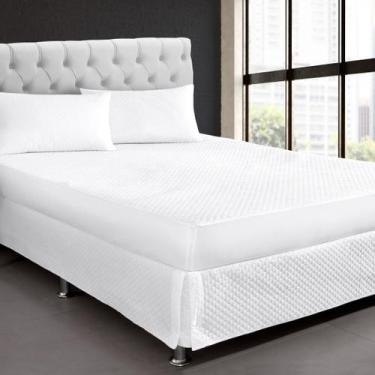 Imagem de Capa de Colchão Impermeavel Queen Forro de Cama Matelado com elastico 