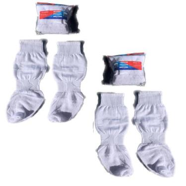 Imagem de Kit 2 Meião Futebol Infantil Ou Juvenil Confortável  Durável - Brasil 