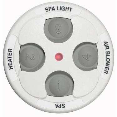 Imagem de Zodiac 7441 1-Inch to 3-1-1/2" White 4 Function SpaLink Remote Replacement for Zodiac Jandy AquaLink RS Control System, 100 metros