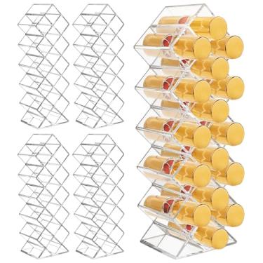 Imagem de Cedilis – Suporte para batom em forma de peixe, 64 espaços, suporte para exibição de batom, suporte de armazenamento de acrílico transparente para maquiagem e cômoda