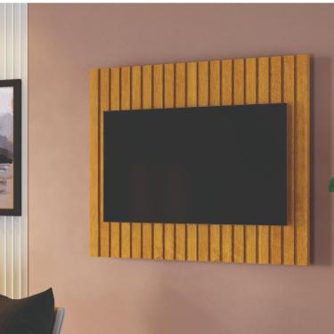 Imagem de Painel Ripado Ravena Para TV Até 42" em MDF – 120cm Largura x 92cm Altura