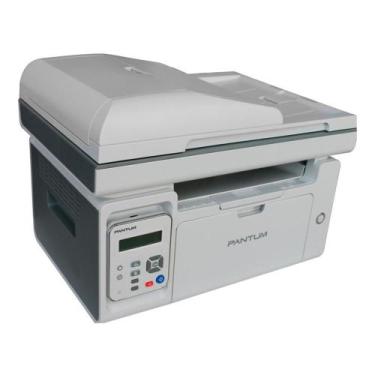 Imagem de Impressora Multifuncional Laser Pantum Mono, USB, Wifi, 110V, Branco -