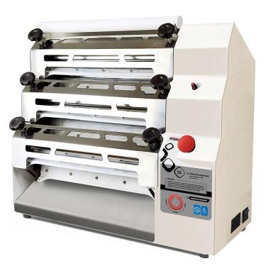 Imagem de Cilindro De Massas Elétrico Bivolt Com 6 Rolos E Regulador De Velocidade C3 Saro