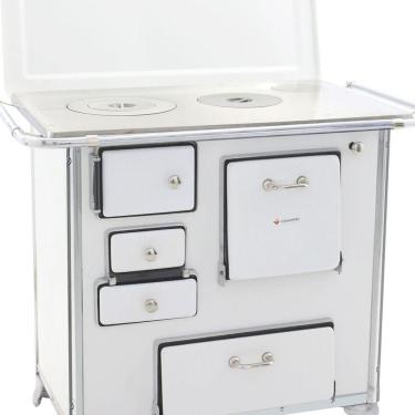 Imagem de Fogão A Lenha Tradicional 02 Venâncio Gabinete Com Tampa Branco 2gdtbr