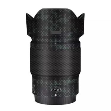 Imagem de Skin Lens Camera Skin Wrap Vinil Protetor Adesivo Acessórios de Fotografia para Nikon Z 35mm F1.8S (Mamba Green)