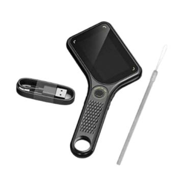 Imagem de Esquirla Microscópio digital USB leve portátil 500x compatível com PC tela de 3 polegadas ampliação resistente com 8 LEDs