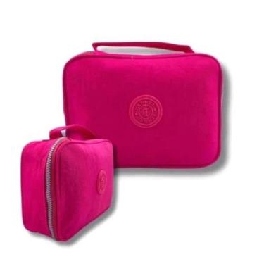 Imagem de Estojo De Lápis Escolar Juvenil Box Jumbo Nylon Táctico Grande Com Div