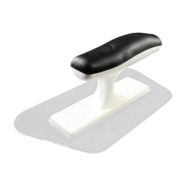 Imagem de Dualoai Desempenadeira de acabamento, ferramenta de revestimento artístico, ferramenta manual, desempenadeira de drywall para raspagem de reboco, Trapézio