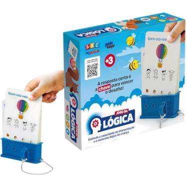 Imagem de Jogo Lógica Educativo Tabuleiro Raciocínio Brinquedo Escolar Infantil Pedagógico Crianças Atividades Exercícios