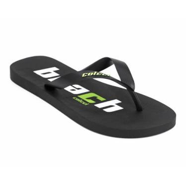 Imagem de Chinelo Masculino Casual Arpoador Colcci Conforto Estilo, Preto, 37/38