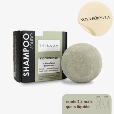 Imagem de Shampoo Sólido Reconstrução 70g  Tri-BAUM - Or.Liv TriBAUM
