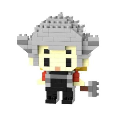 Imagem de Blocos De Montar Mini Anime Desenho Animado Fofo 28 Estilos Pequenas P