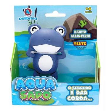 Imagem de Brinquedo De Banho Sapinho De Corda Aqua Sapo-Polibrinq Azul