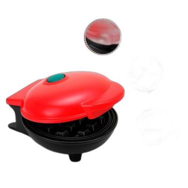 Imagem de Mini Waffle Elétrica Compacta Ideal Cozinha Pequena 110V - Relet