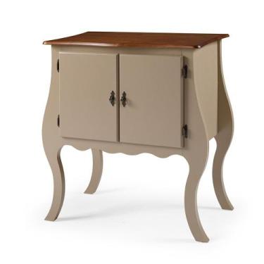 Imagem de Cômoda de Madeira com 2 Portas Bombê Antique - 2059 - Meyer, Laca - Nu