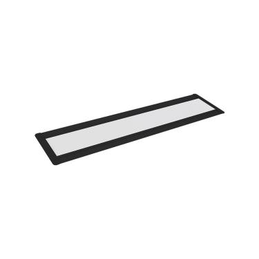 Imagem de Luminária Led Taschibra TL Slim 10 de Embutir 20W Bivolt Preta 3000K Luz Amarela