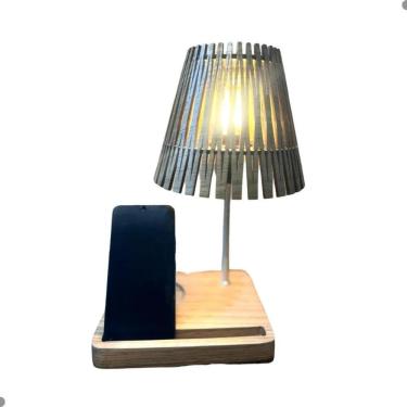 Imagem de Luminária Laminado De Mesa Barcelona Freijo