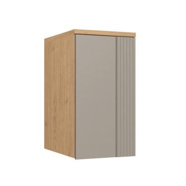 Imagem de Módulo Guarda-roupa Aéreo 1 Porta Elegance Angelin / Níquel Canelado