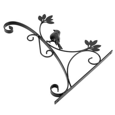 Imagem de Sonew Cabide de Planta de Parede de Ferro Elegante Com Design Decorativo de Pássaros | Gancho de Maconha de Metal à Prova de Ferrugem para Decoração de Jardim Em Casa | Uso Interno e Externo