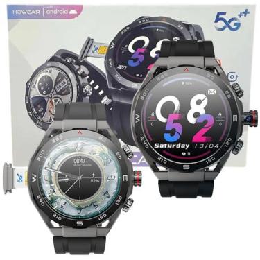 Imagem de Relogio Smartwatch Howear HW18 Call 2 5G Chip Camera Amoled 4GB Gps Ch