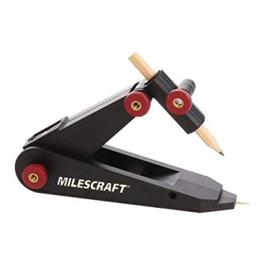 Imagem de Compasso com suporte Milescraft 8407 ScribeTec, preto/vermelho