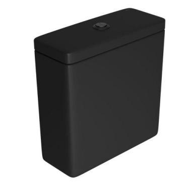 Imagem de Caixa Acoplada Monocromatica com Acionamento Duo Ébano Fosco Deca - DE