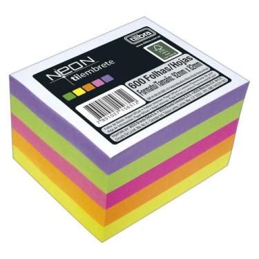 Imagem de Tilembrete Neon 600 Folhas - Tilibra, Única, Único
