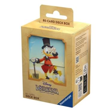 Imagem de Ravensburger Disney Lorcana TCG Caixa de Baralho Tio Patinhas Armazena com Segurança 80 Cartas | Organizador Durável e Portátil para Jogadores de TCG | A partir de 8 anos