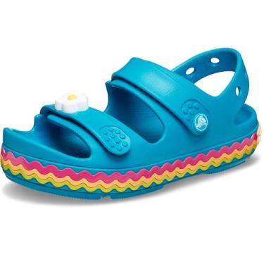 Imagem de Crocs Sandália unissex infantil Crocband Cruiser (infantil), Marina, 22