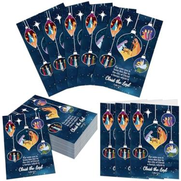 Imagem de Fullhawl 100 peças de boletins de igreja cristã a granel 21,6 cm x 28 cm Papel Jesus Worship Bulletins Bible School Study Supplies, Jesus Christ Came into the World to Save Sinners