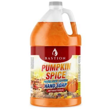 Imagem de Refil antibacteriano de 1,2 L para sabonete para mãos Bastion Pumpkin 