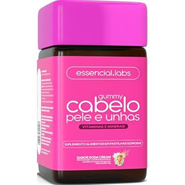 Imagem de GUMMY CABELO, PELE e UNHAS - 30 doses - Fórmula Exclusiva para o Crescimento do Cabelo e Unhas - Sabor Soda Cream