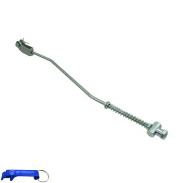 Imagem de TC-Motor Conjunto de haste de alavanca de pedal de freio para KLX110RL 110RL Dirt Pit Bike KLX 110 (Conjunto de haste de freio prata)