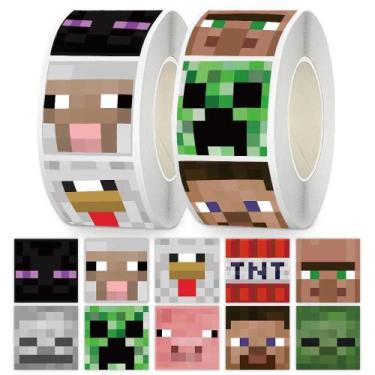 Imagem de Rolo De Adesivos À Prova D'água My World Game Com 500 Unidades Para In