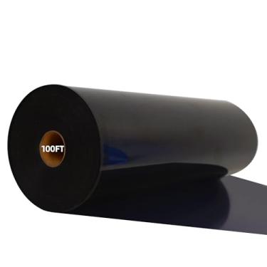 Imagem de guangyintong Rolos De Vinil Transferência Térmica Black Htv, Adesivo Pvc Para Camisetas 30 Cm X M, Fácil Cortar E Com Design Diy