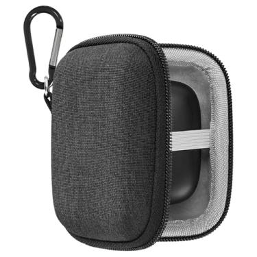 Imagem de Geekria Capa protetora compatível com JBL, HUAWEI, Monster, 1MORE, ASUS, JVC, RODE, Beyerdynamic True Wireless Earbud, bolsa de transporte de viagem rígida de substituição com clipe mosquetão