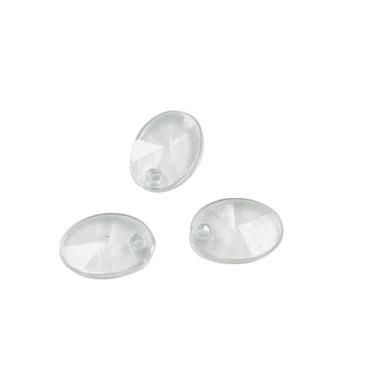 Imagem de Pingente Lentilha 13x9mm 10pçs Cristal Bijuterias Arte 4g - Macall