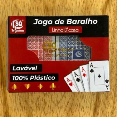 Imagem de Jogo de baralho linha dcasa sq - SQ - SÓ QUALIDADE