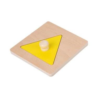 Imagem de Brinquedo Educacional De Madeira Montessori 3D Para Crianças, Quadro G