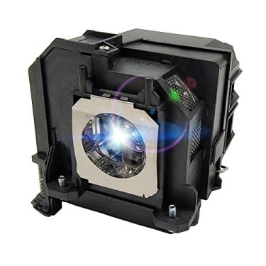 Imagem de CTLAMP Lâmpada de substituição para projetor de qualidade A+ V13H010L91 ELP91 com caixa compatível com Epson elplp91 BrightLink 685Wi EB-680 EB-685W PowerLite 680 EB-685Wi EB-695Wi EB-680S