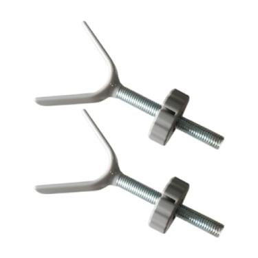 Imagem de Luwecf Par de Hastes de Eixo Y para Substituição Do Adaptador de Corrimão de Escada em Casa, Cinza